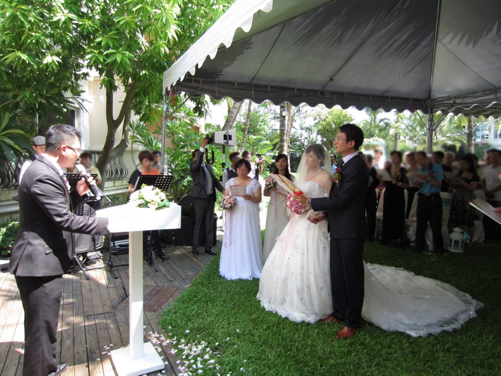 [台南] 台南商務會館，別開生面的基督教戶外浪漫婚禮！